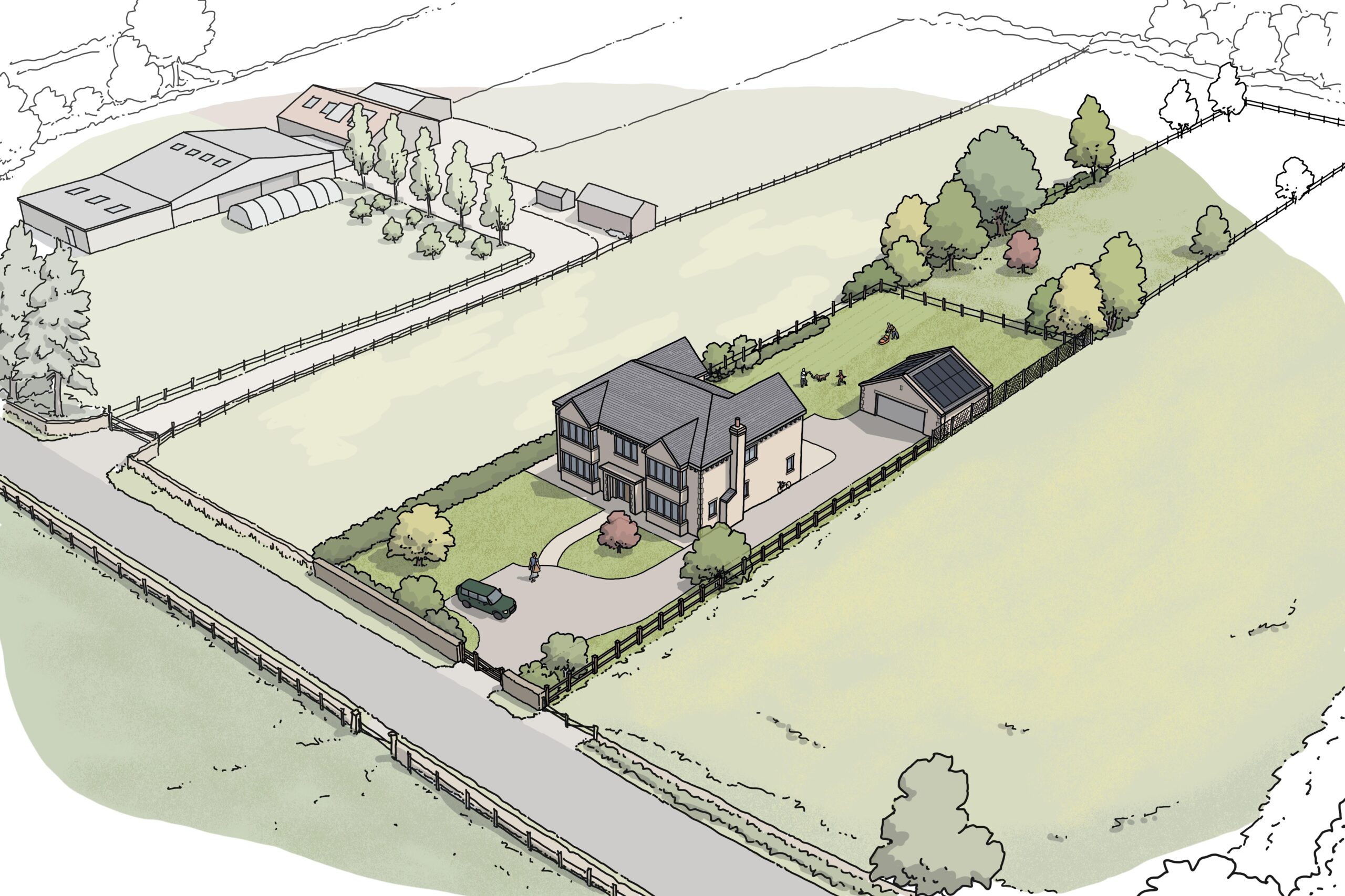 Another permission secured on a grey belt site in Shelley, Kirklees!
